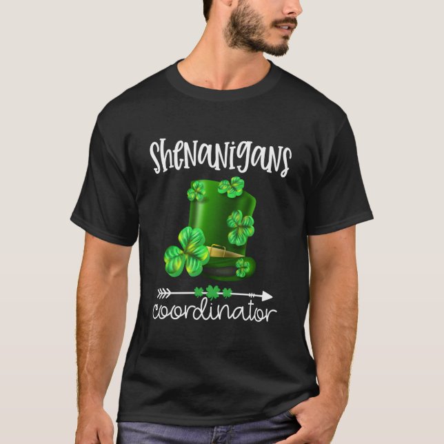 Shenanigans Coordinator Teacher St Patrick'S Day T-Shirt (Vorderseite)