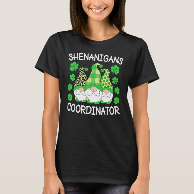 Shenanigans Coordinator Teachers St Patricks Day G T-Shirt (Vorderseite)