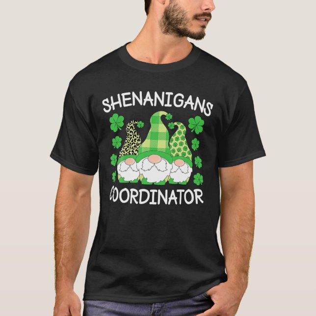 Shenanigans Coordinator Teachers St Patricks Day T-Shirt (Vorderseite)