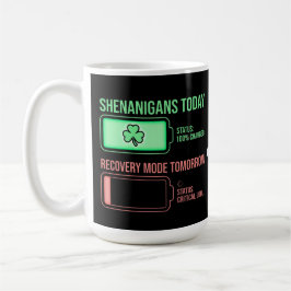 Shenanigans heute, Wiederherstellungsmodus morgen  Kaffeetasse