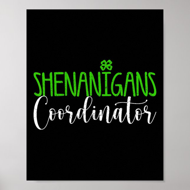 Shenanigans Koordinator Frohen St. Patrick's Day I Poster (Vorne)