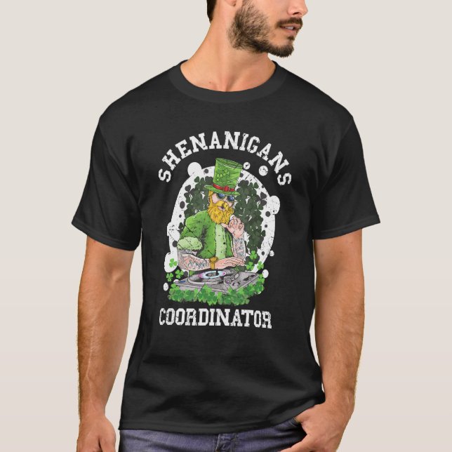 Shenanigans Koordinator Funny Cool St Patrick S Da T-Shirt (Vorderseite)