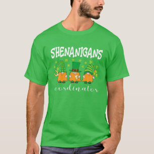 Shenanigans-Koordinator Funny Gnomes St Patrick's T-Shirt
