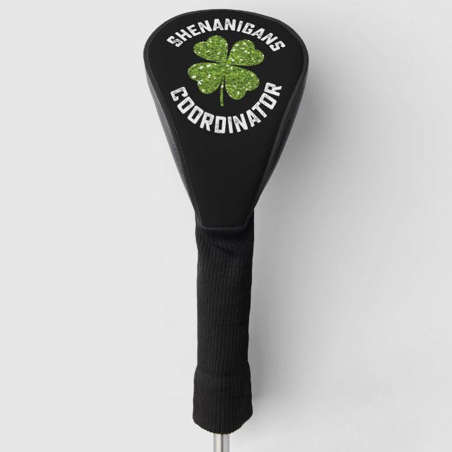 Shenanigans-Koordinator Funny St Patrick's Day Golf Headcover (Vorderseite)