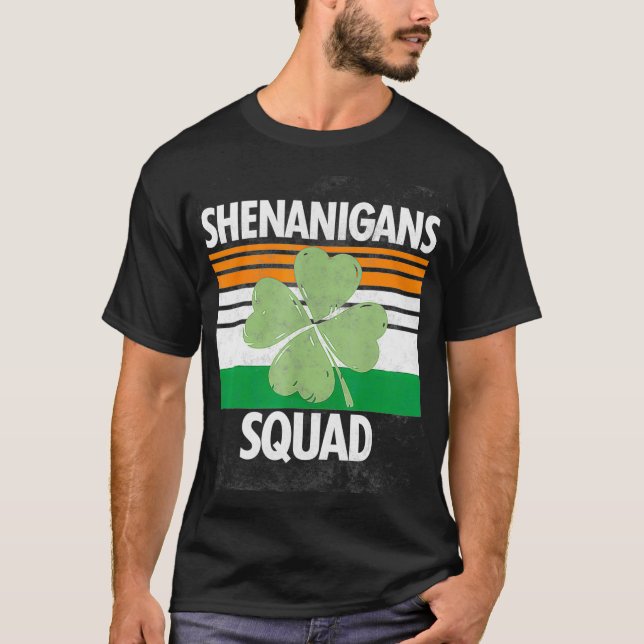 Shenanigans Koordinator Funny St Patricks Day Teac T-Shirt (Vorderseite)