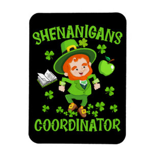 Shenanigans-Koordinator Funny Teacher St Patrick's Magnet