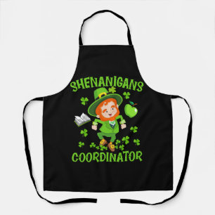 Shenanigans-Koordinator Funny Teacher St Patrick's Schürze