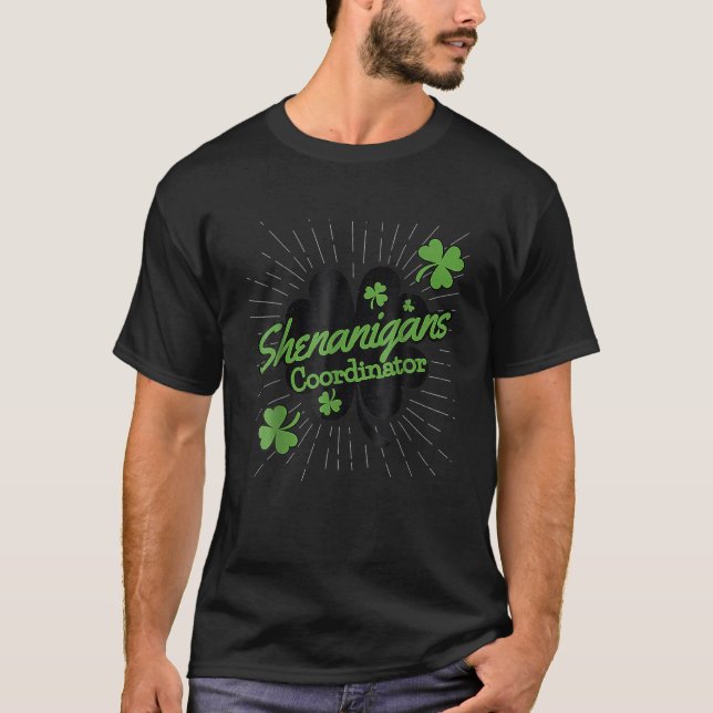 Shenanigans-Koordinator Funny Teacher St Patrick's T-Shirt (Vorderseite)