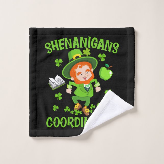 Shenanigans-Koordinator Funny Teacher St Patrick's Waschlappen (Waschlappen)