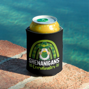 Shenanigans-Koordinator-Gnome St. Patrick's Day Dosenkühler