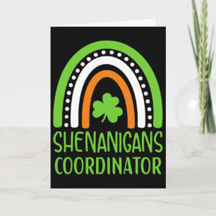 Shenanigans Koordinator Irischer Regenbogen - St.  Karte
