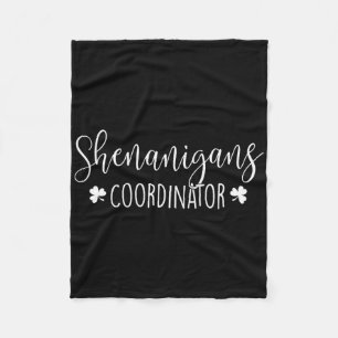 Shenanigans-Koordinator - Irischer St. Patricks Da Fleecedecke