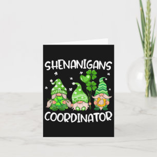 Shenanigans Koordinator Niedlich Gnomes Lehrer St Karte