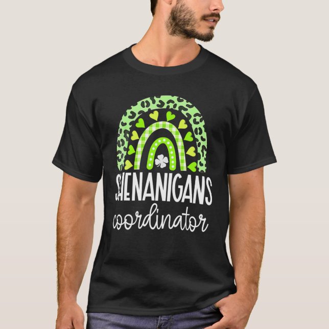 Shenanigans Koordinator Rainbow St Patrick's Day T T-Shirt (Vorderseite)