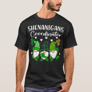 Shenanigans Koordinator Saint Irish Gnomes St Patr T-Shirt