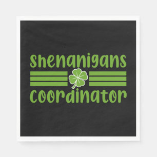 Shenanigans-Koordinator St. Patrick's Day Serviette