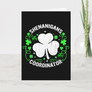 Shenanigans-Koordinator St Patricks Day Vintage Di Karte
