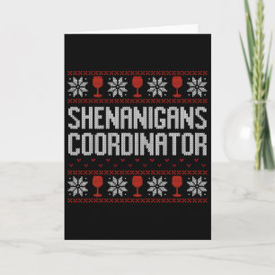 Shenanigans Koordinator Weihnachten hässlicher Pul Karte