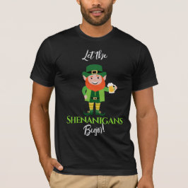 Shenanigans Leprechaun St Patrick's Day T-Shirt