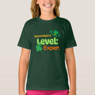 Shenanigans Level: Expert St. Patrick's Day Spaß T-Shirt