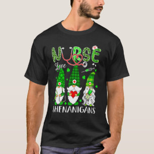 Shenanigans Lustige Liebe Gnome Krankenschwester S T-Shirt