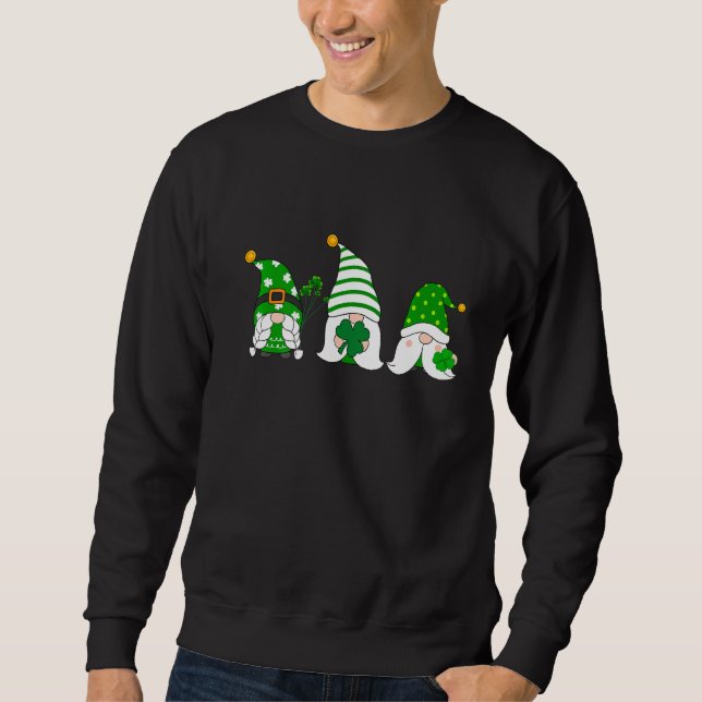 Shenanigans mit meinen Gnomies St Patrick S Day Gn Sweatshirt (Vorderseite)