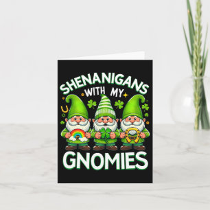 Shenanigans mit meinen Gnomies St Patricks Day Gno Karte
