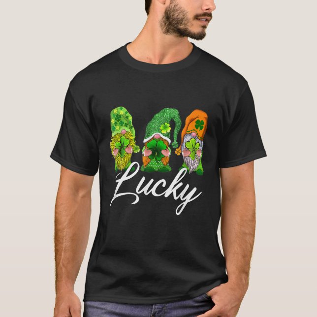 Shenanigans mit meinen Gnomies St Patricks Day Gno T-Shirt (Vorderseite)