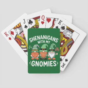 Shenanigans mit meinen Gnomies St. Patrick's Day I Spielkarten