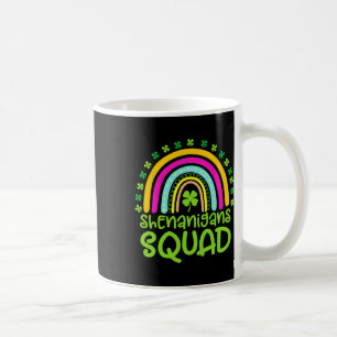 Shenanigans Squad Frohes St. Patrick's Day Regenbo Kaffeetasse