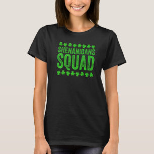 Shenanigans Squad Funny St Patrick's Day Irish T-Shirt