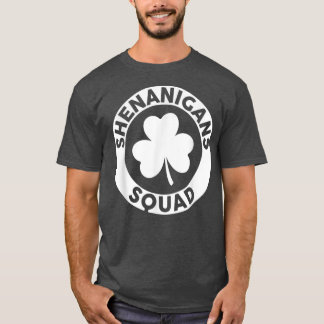Shenanigans Squad Funny St Patrick's Day Matching T-Shirt
