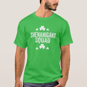 Shenanigans Squad Funny St. Patrick's Day Matching T-Shirt