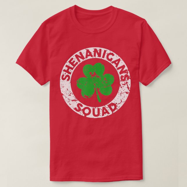 Shenanigans Squad Funny St T-Shirt (Design vorne)