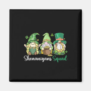 Shenanigans Squad Irische Gnome Klee - St. Patrick Magnet