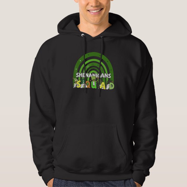Shenanigans squad irish gnomes rainbow st patrick' hoodie (Vorderseite)