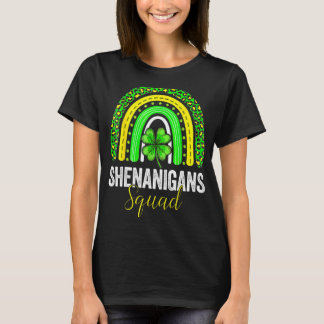 Shenanigans Squad Irish Rainbow St Patrick's Day T-Shirt