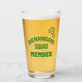 Shenanigans Squad Member Beer Glas