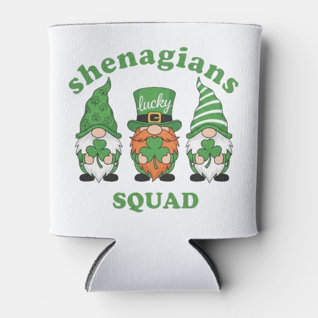 Shenanigans Squad St. Patrick's Day Gnome Dosenkühler (Vorderseite)