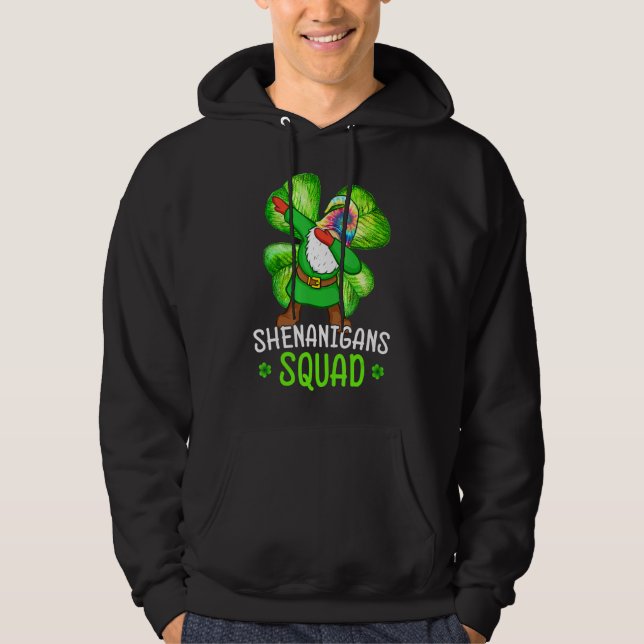 Shenanigans Squad St Patricks Day Gnomes Green Pro Hoodie (Vorderseite)