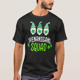 Shenanigans Squad St Patricks Day Gnomes Green Pro T-Shirt