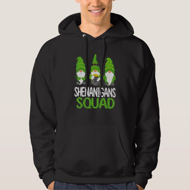 Shenanigans Squad St Patricks Day Gnomes St Patric Hoodie (Vorderseite)