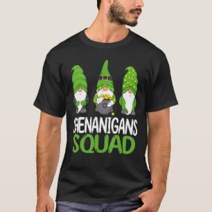 Shenanigans Squad St Patricks Day Gnomes St Patric T-Shirt