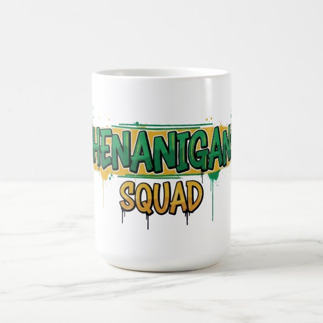 Shenanigans Squad St. Patrick's Day Kaffeetasse (Mittel)