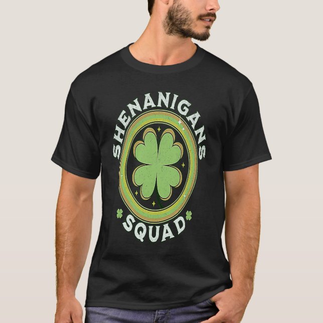 Shenanigans Squad St Patrick's Day Matching Group T-Shirt (Vorderseite)