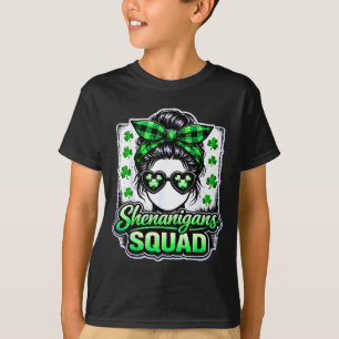 Shenanigans-Squad St. Patricks Day-Patchwork T-Shirt