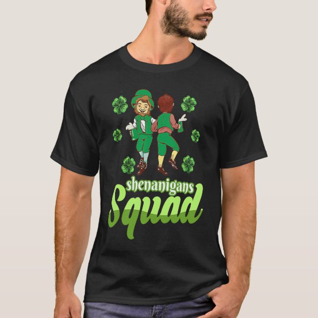 Shenanigans Squad St Patricks Day T-Shirt (Vorderseite)