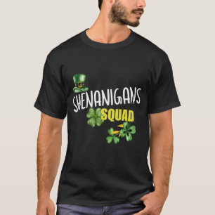 Shenanigans Squad, St. Patricks Day Team, Kleeblat T-Shirt
