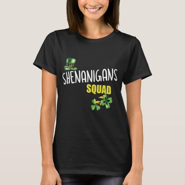 Shenanigans Squad, St. Patricks' Day Team T-Shirt (Vorderseite)
