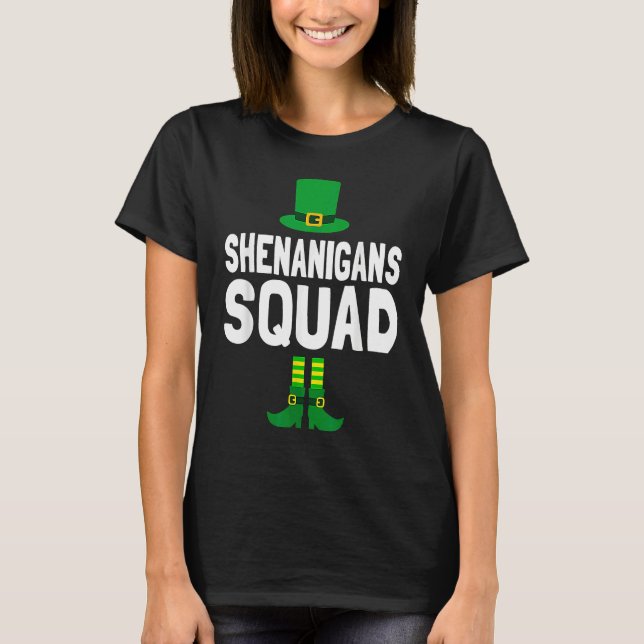 Shenanigator Cute Leprechaun Elf St Patricks Day S T-Shirt (Vorderseite)